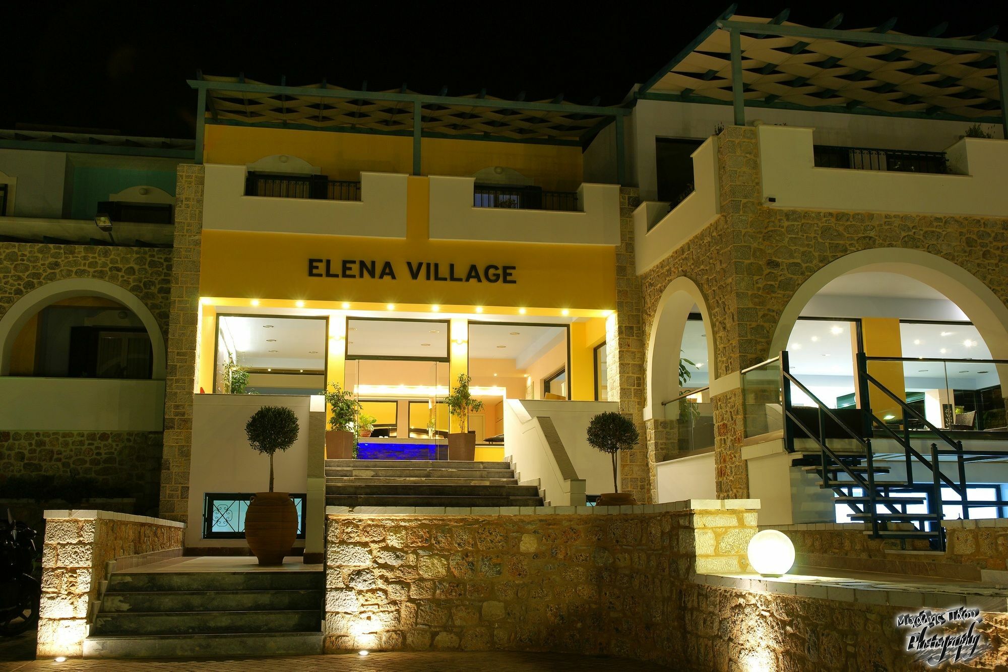 Elena Village Hotel & Suites Myrties Exterior foto