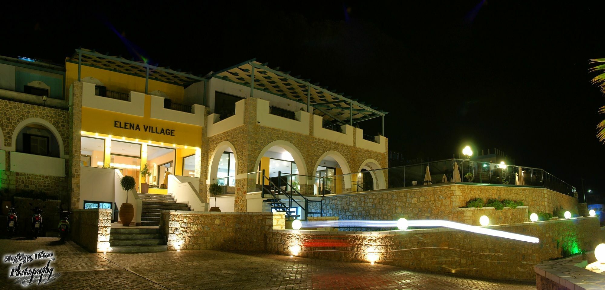 Elena Village Hotel & Suites Myrties Exterior foto